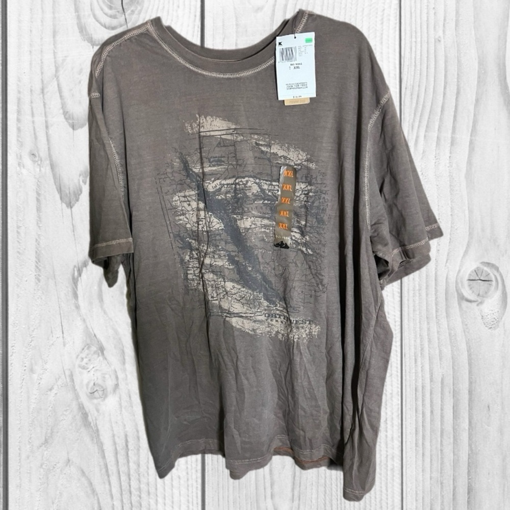 Northwest Territory Gray Graphic‎ Tee size XXL